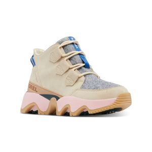 SOREL Womens Beige 1-1/2" Platform Caribou Toe Wedge Hiking Boots 5.5